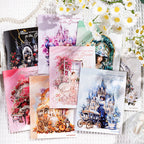 Pack de Stickers PET "Alice in The Garden"