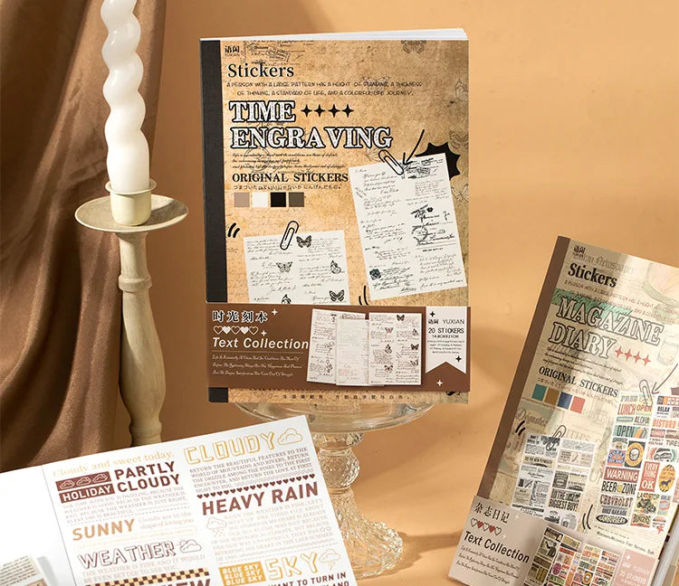 LIBRO STICKERS LETRAS Y FRASES