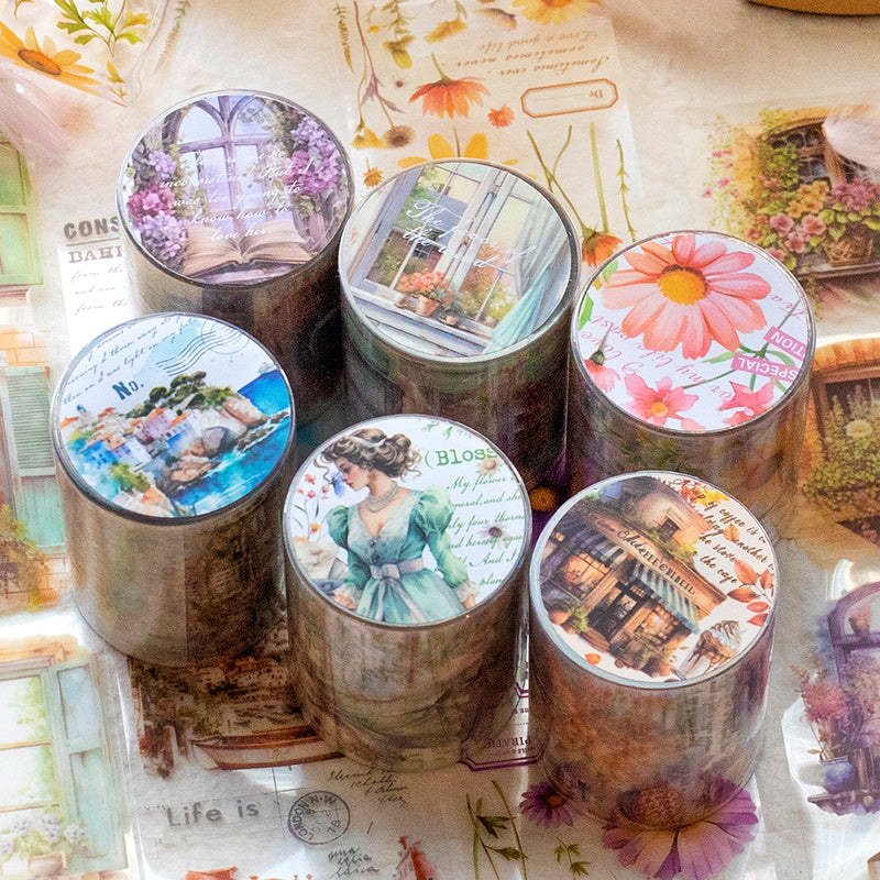 WASHI TAPE EN PET River of Years Series Vintage