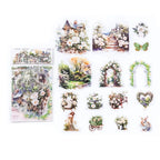 PET Stickers Retro Flowers
