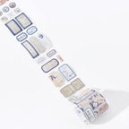 Rollo de stickers vintage (55 mm x 2 m)