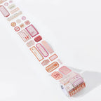 Rollo de stickers vintage (55 mm x 2 m)