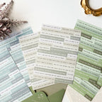 Set de stickers de frases Indifference (6 planchas)