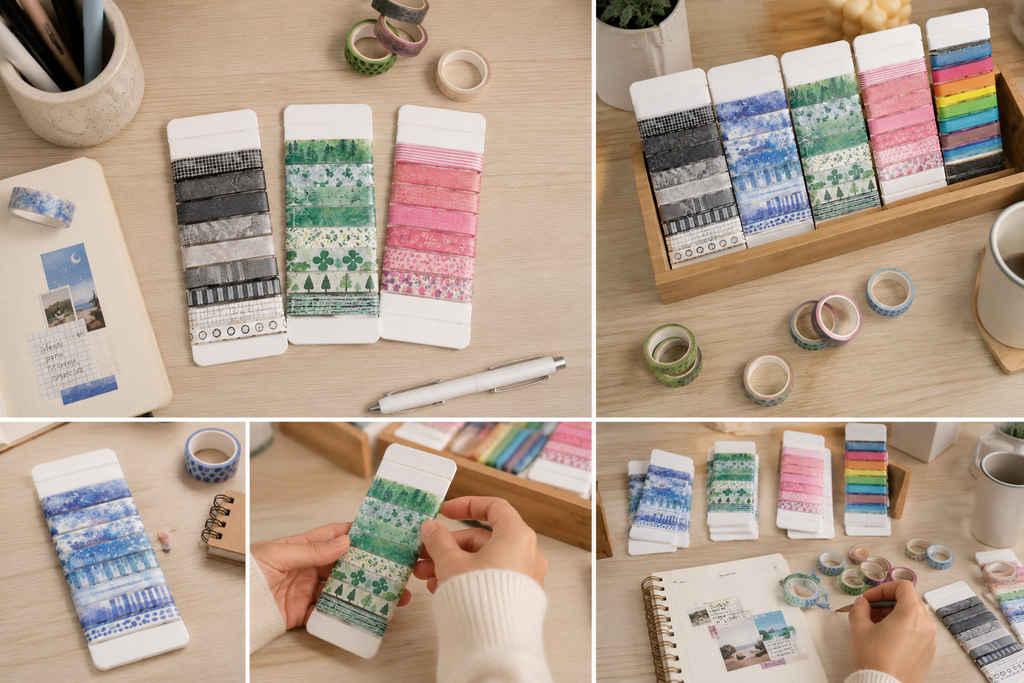 Placas organizadoras de washi tape