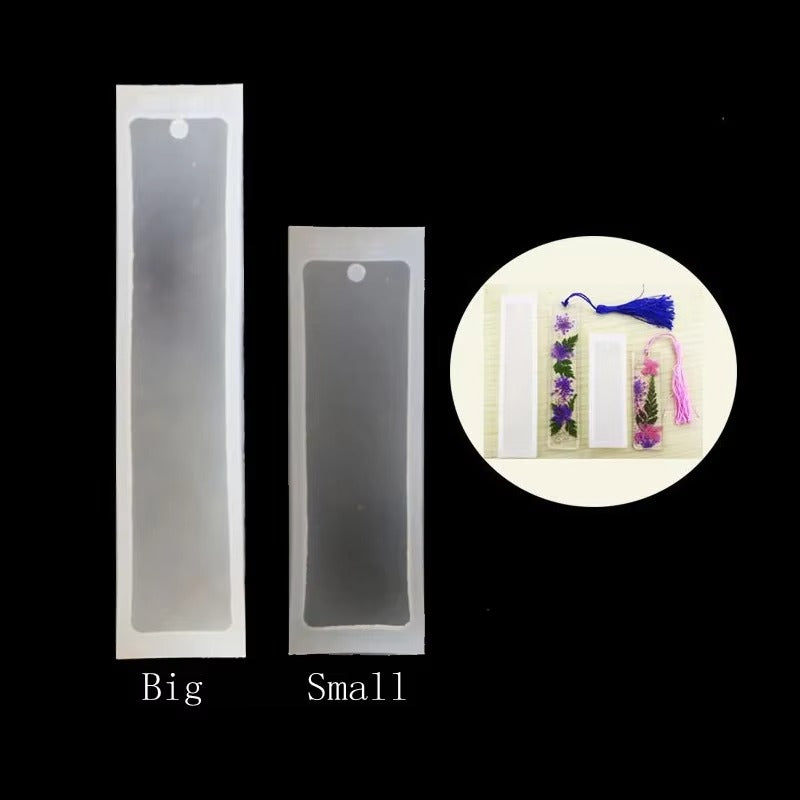 Set Molde Marca Paginas Silicona Resina
