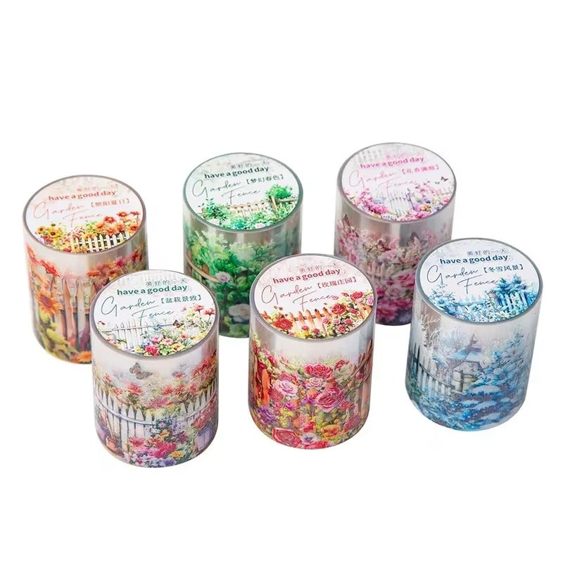 Washi tape PET Garden Fence (50 mm x 2 m)