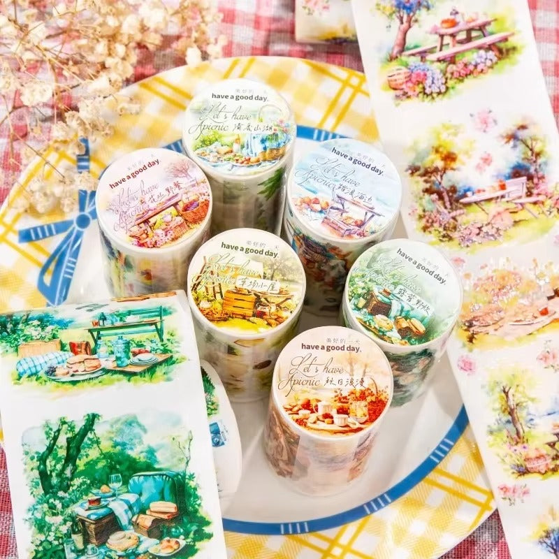 Washi tape colección Picnic (65 mm x 2 m)