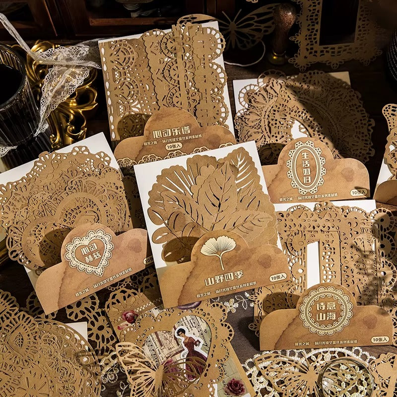 Set de cartulinas decorativas CALADAS (10 piezas)