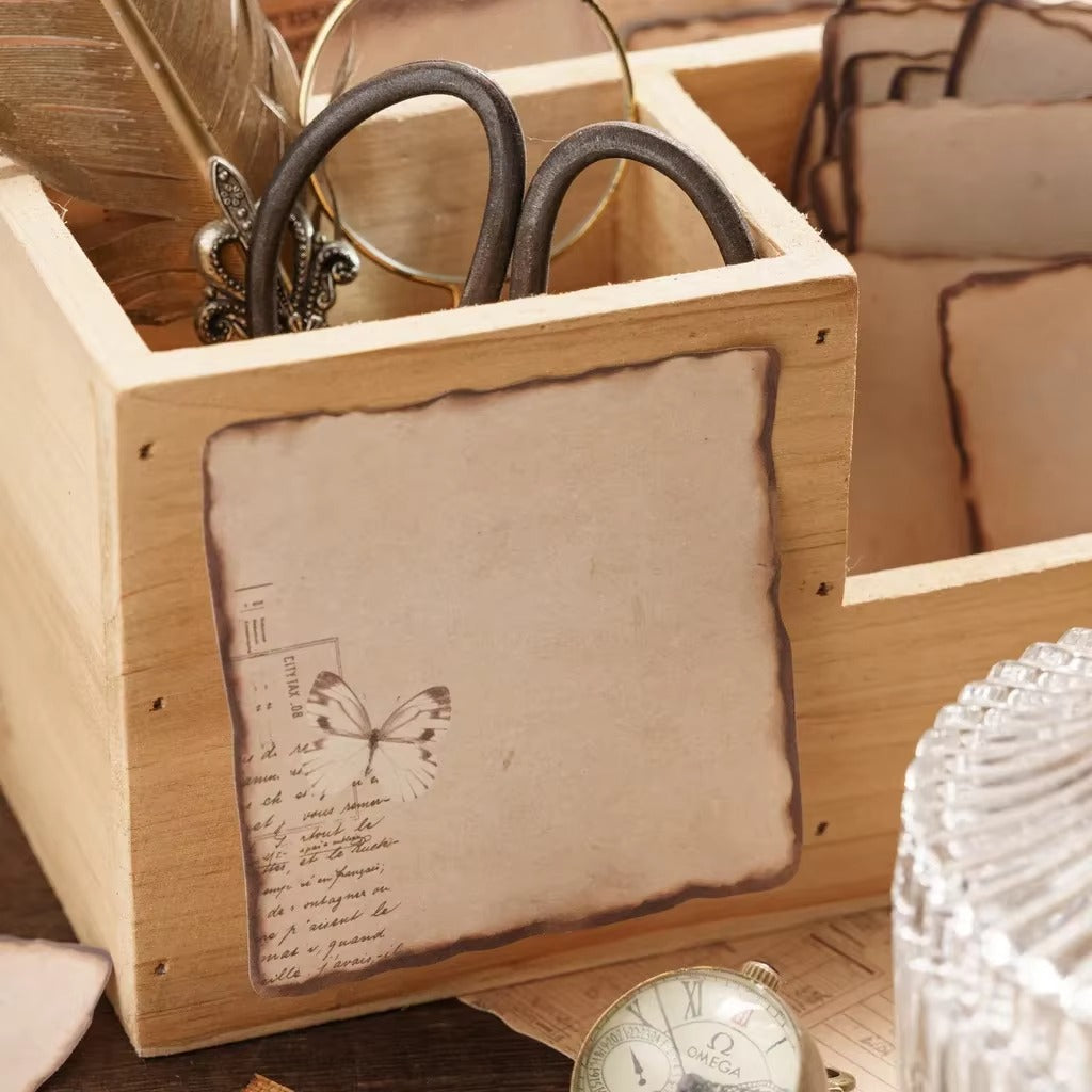 Bloc de notas vintage tipo post-it (30 hojas)