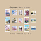 Stickers tipo estampillas Travel Collector (30 piezas)