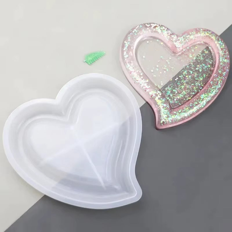 Molde de silicona Bandeja corazon - 29654