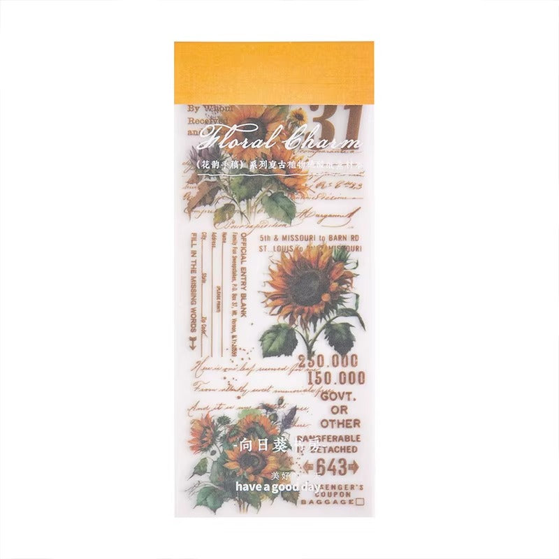 Libro de papeles vegetales impresos