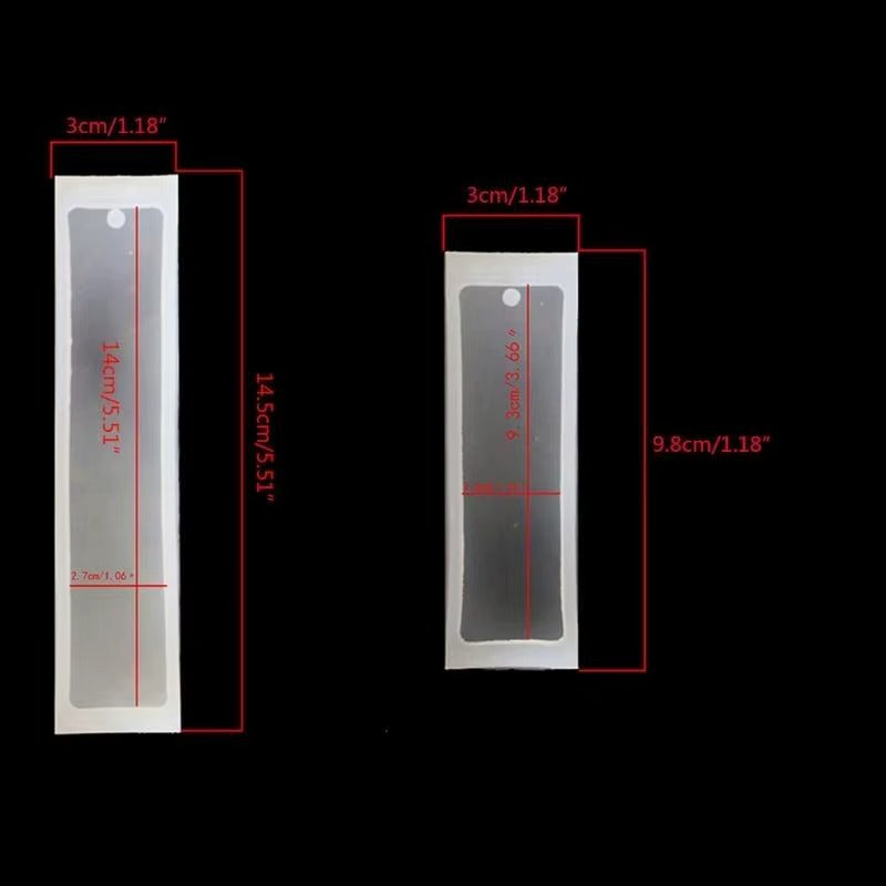 Set Molde Marca Paginas Silicona Resina