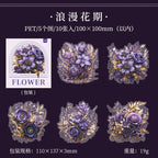 Stickers de flores PET (Flower Collection, 10 piezas)