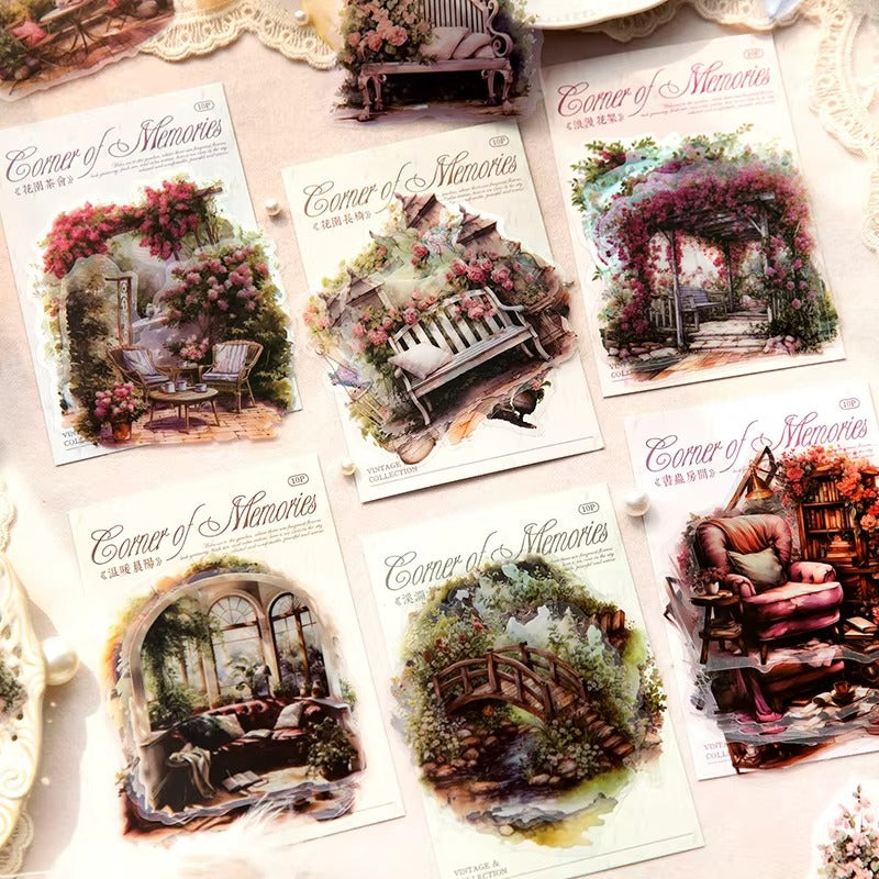 Stickers PET Corner of Memories (10 piezas)