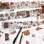 Plancha de stickers PET para recortar (Masking Tape)