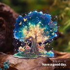 Stickers Starlight Forest PET 10 piezas (5 diseños x2)