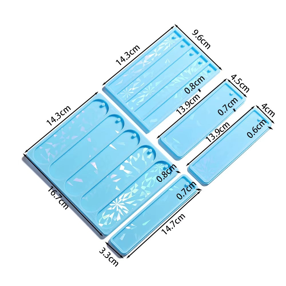 Molde de silicona Varios marca pagina fino - 29667