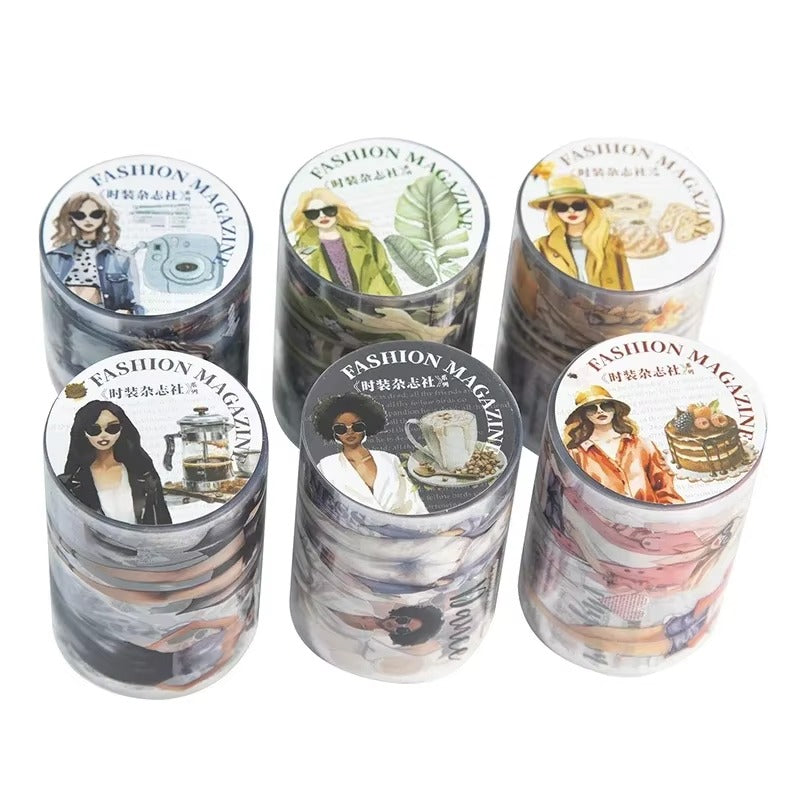 Washi tape PET Fashion Magazine (55 mm x 2 m)