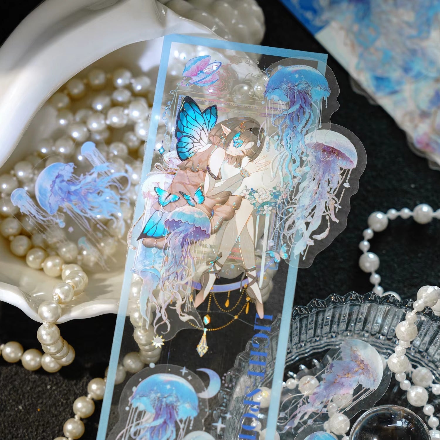 Stickers PET Jellyfish Fantasy Illustration (40 piezas)