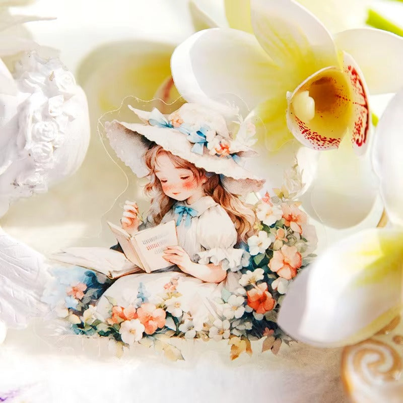 Stickers PET VIGOROUS GIRL (10 piezas)