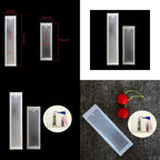 Set Molde Marca Paginas Silicona Resina