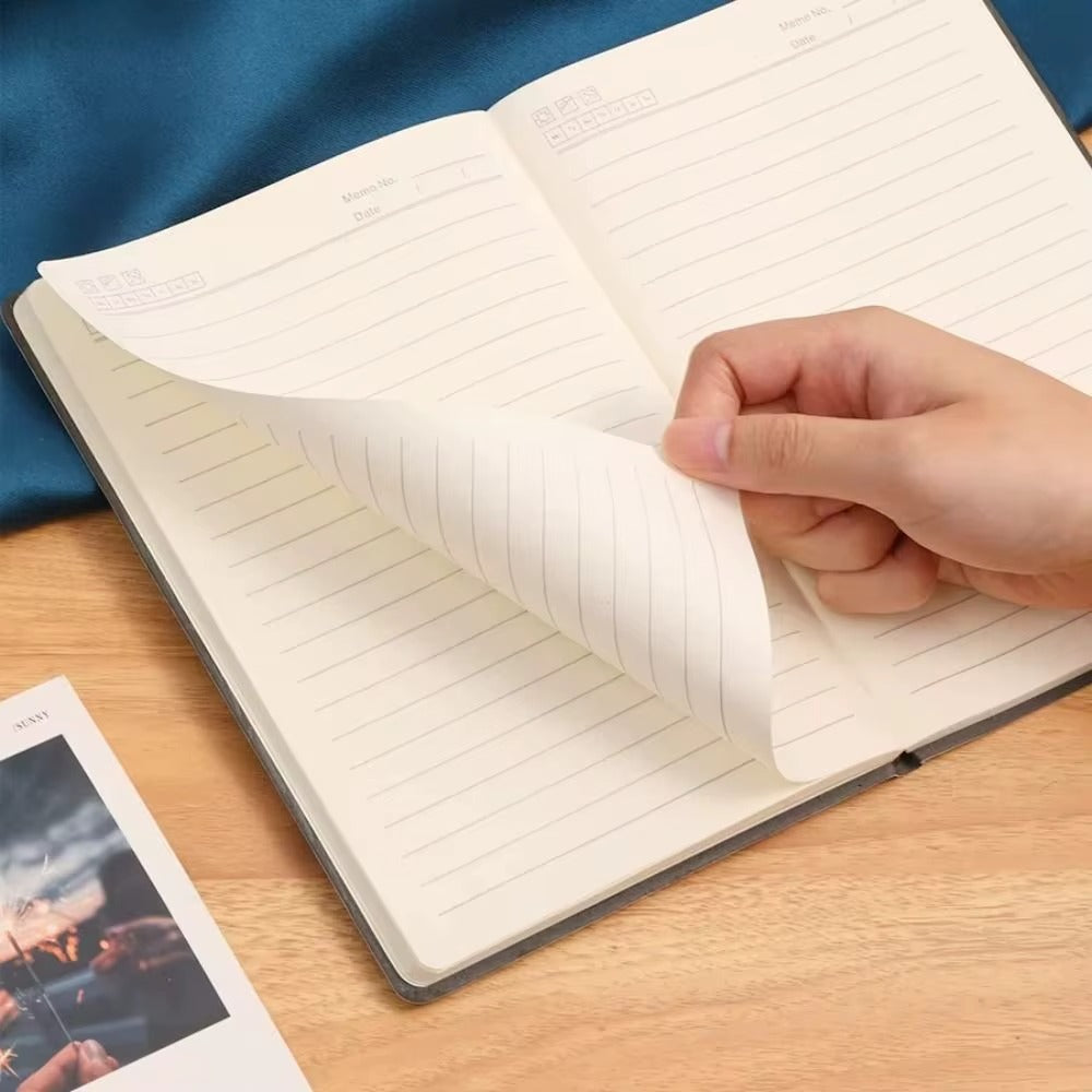 Cuaderno pu tapa dura renglones A5
