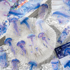 Stickers PET Jellyfish Fantasy Illustration (40 piezas)