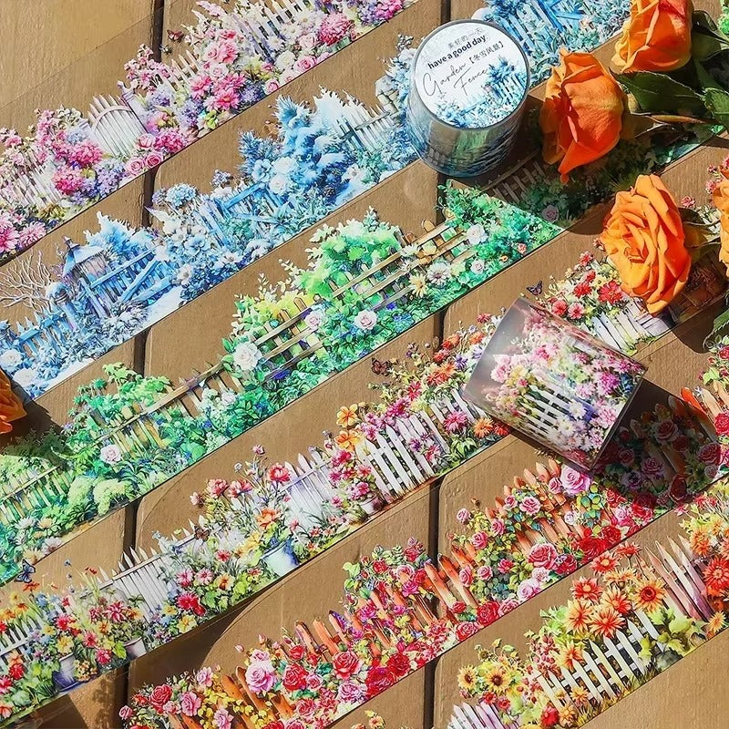 Washi tape PET Garden Fence (50 mm x 2 m)