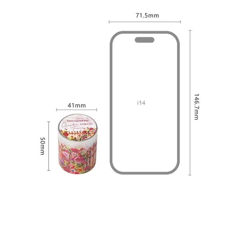 Washi tape PET Garden Fence (50 mm x 2 m)