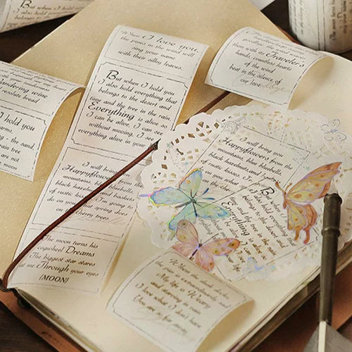 WASHI TAPE COLECCION POETAS CLASICOS