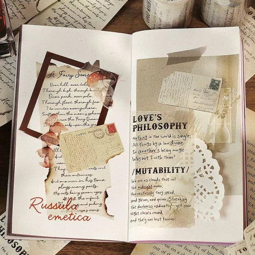 WASHI TAPE COLECCION POETAS CLASICOS
