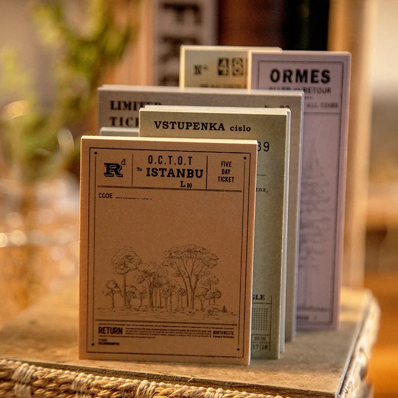 BLOCK HOJAS notas vintage "Mystery Adventure"
