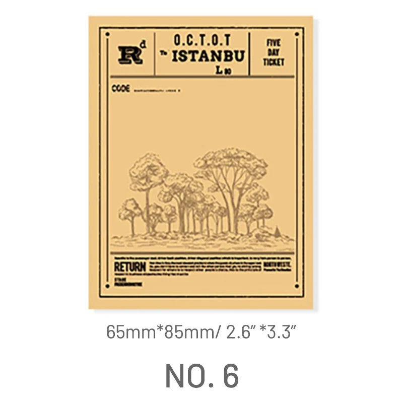 BLOCK HOJAS notas vintage "Mystery Adventure"