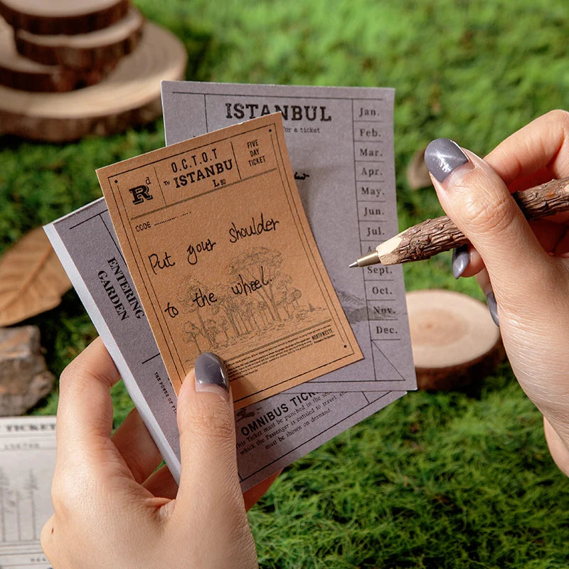 BLOCK HOJAS notas vintage "Mystery Adventure"