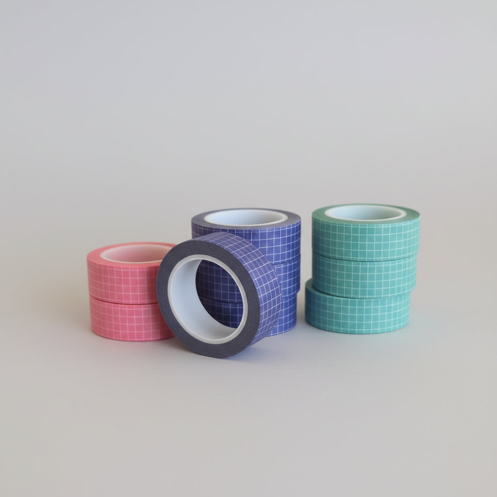 WASHI TAPE CUADRICULADA