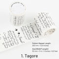 WASHI TAPE COLECCION POETAS CLASICOS