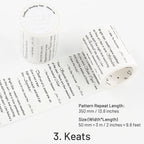 WASHI TAPE COLECCION POETAS CLASICOS