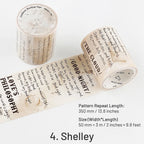 WASHI TAPE COLECCION POETAS CLASICOS