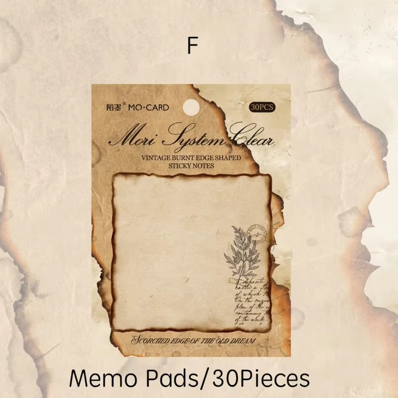Bloc de notas vintage tipo post-it (30 hojas)