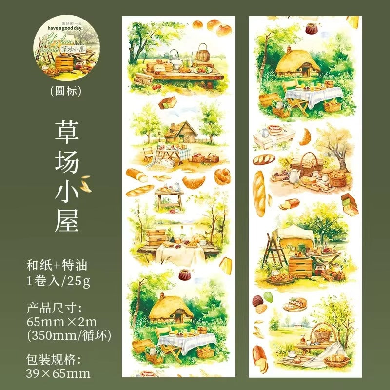 Washi tape colección Picnic (65 mm x 2 m)