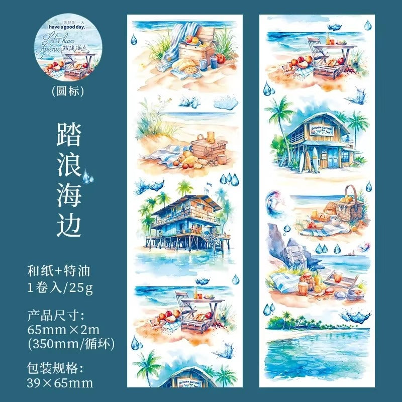 Washi tape colección Picnic (65 mm x 2 m)