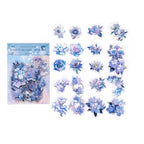 Stickers de flores PET (Flower Fantasy Atlas Series, 40 piezas)
