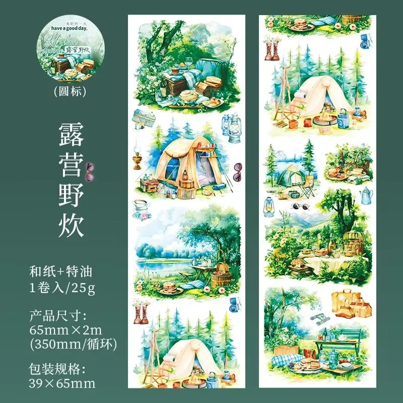 Washi tape colección Picnic (65 mm x 2 m)