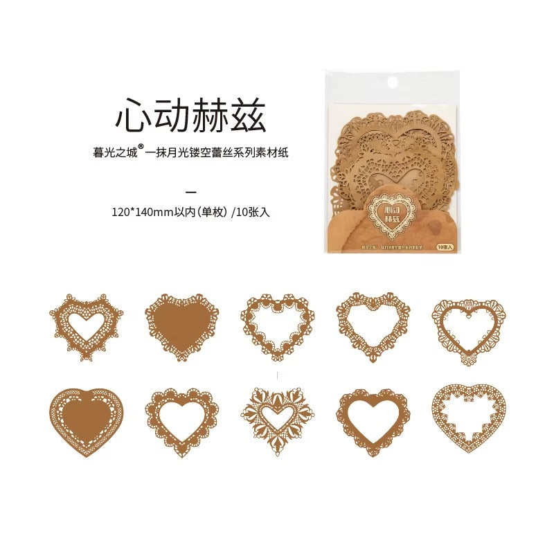 Set de cartulinas decorativas CALADAS (10 piezas)