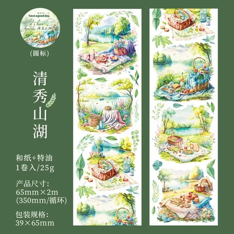 Washi tape colección Picnic (65 mm x 2 m)