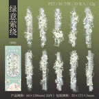 Stickers Puntillas Florales PET 20 piezas (varios colores)