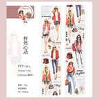 Washi tape PET Fashion Magazine (55 mm x 2 m)