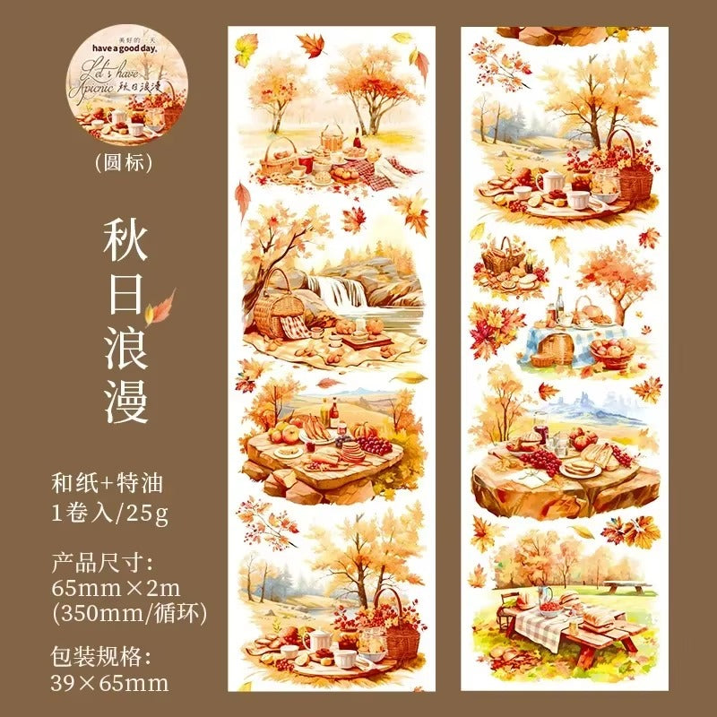 Washi tape colección Picnic (65 mm x 2 m)