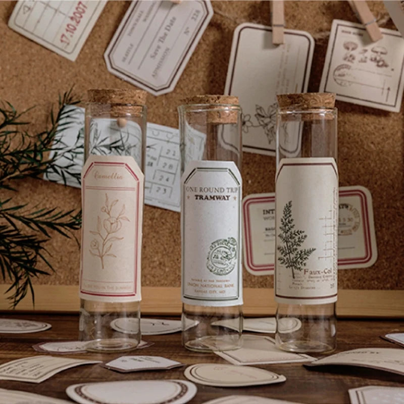 PACK ETIQUETAS STICKERS VINTAGE